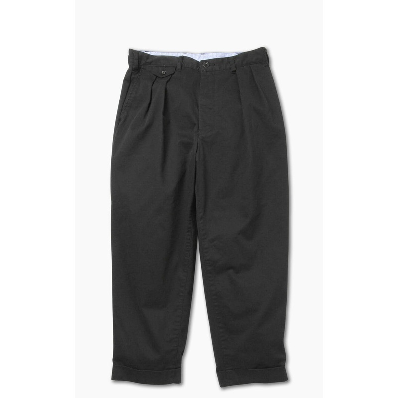 Beams Plus 2 Pleats Twill Chino Black M