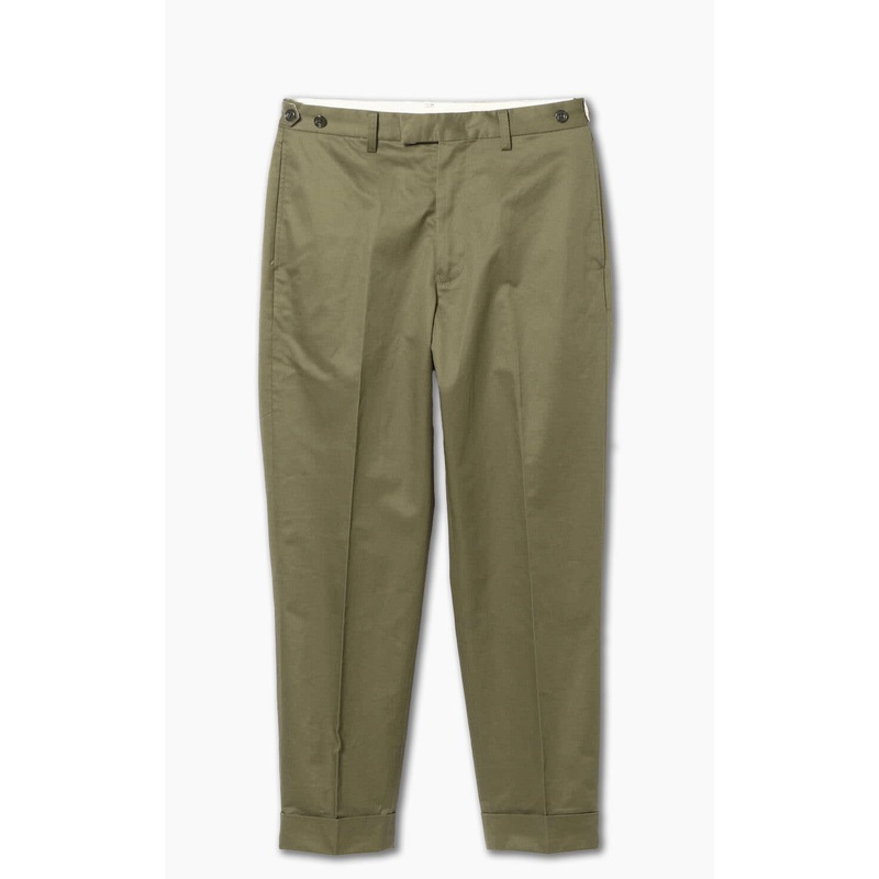 Beams Plus Cotton Twill Ivy Trouser Olive M