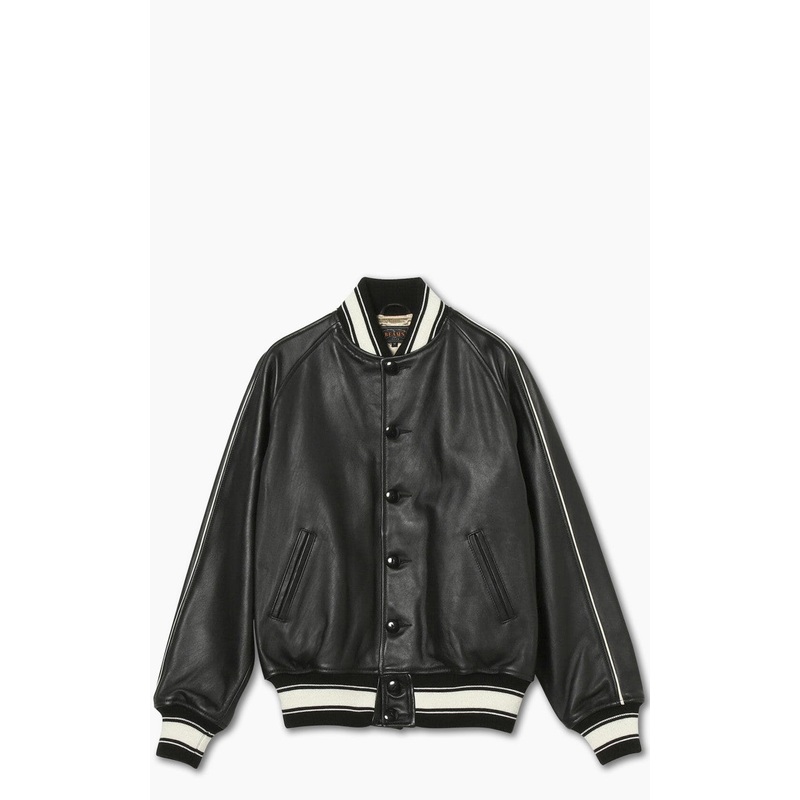 Beams Plus Leather Sports Blouson Black M