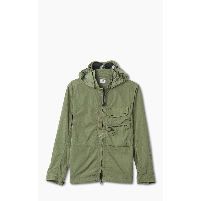C.P. Company Chrome-R Goggle Overshirt Bronze Green L