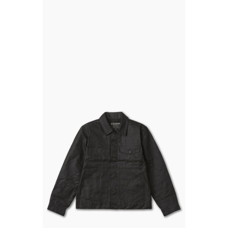 Filson Short Tin Cloth Lined Cruiser Jacket Black XXL