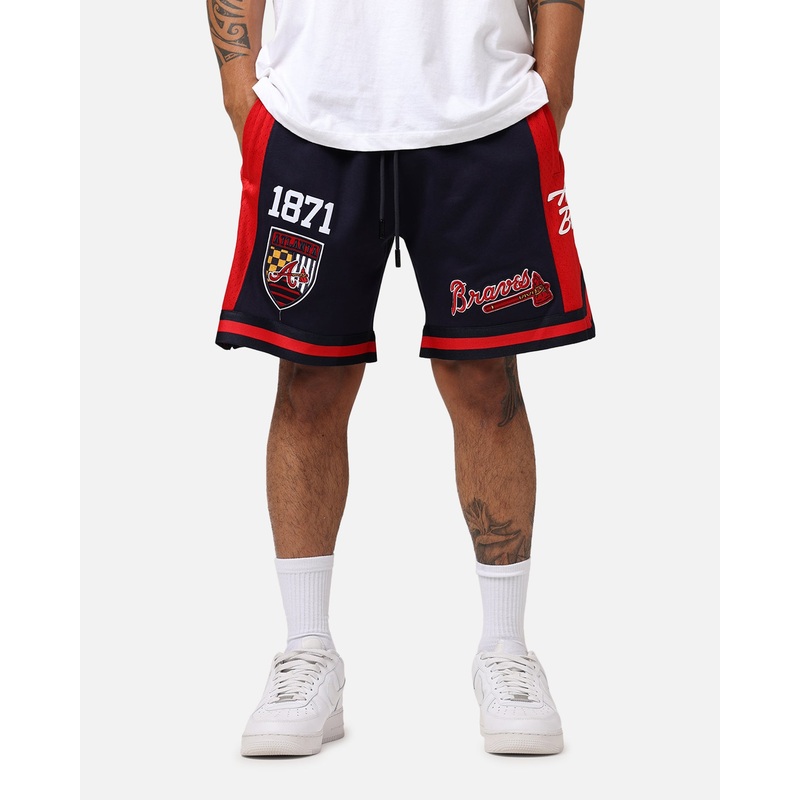 Pro Standard Atlanta Braves Fast Lane 2.0 Shorts Midnight/Red S