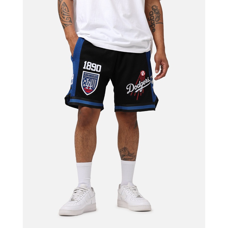 Pro Standard Los Angeles Dodgers Fast Lane Dark 2.0 Shorts Black/Blue S