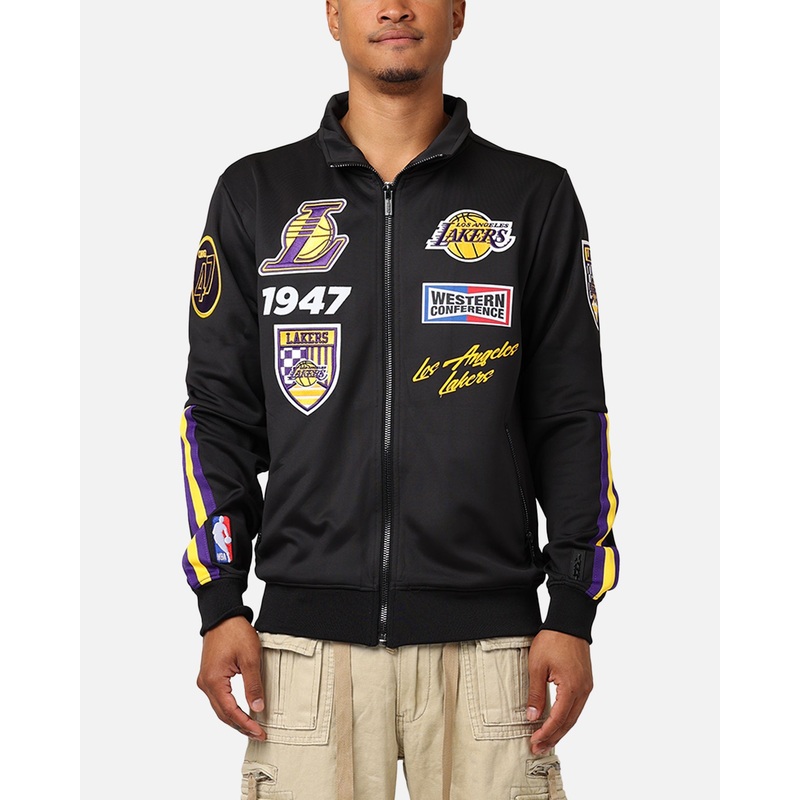 Pro Standard Los Angeles Lakers Fast Lane Track Jacket Black/Purple S