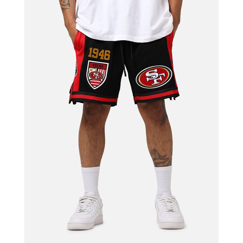 Pro Standard San Francisco 49ers Fast Lane 2.0 Shorts Black/Red S