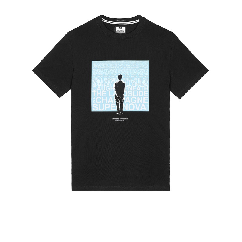 Supernova Graphic T-Shirt Black/Blue XS Black