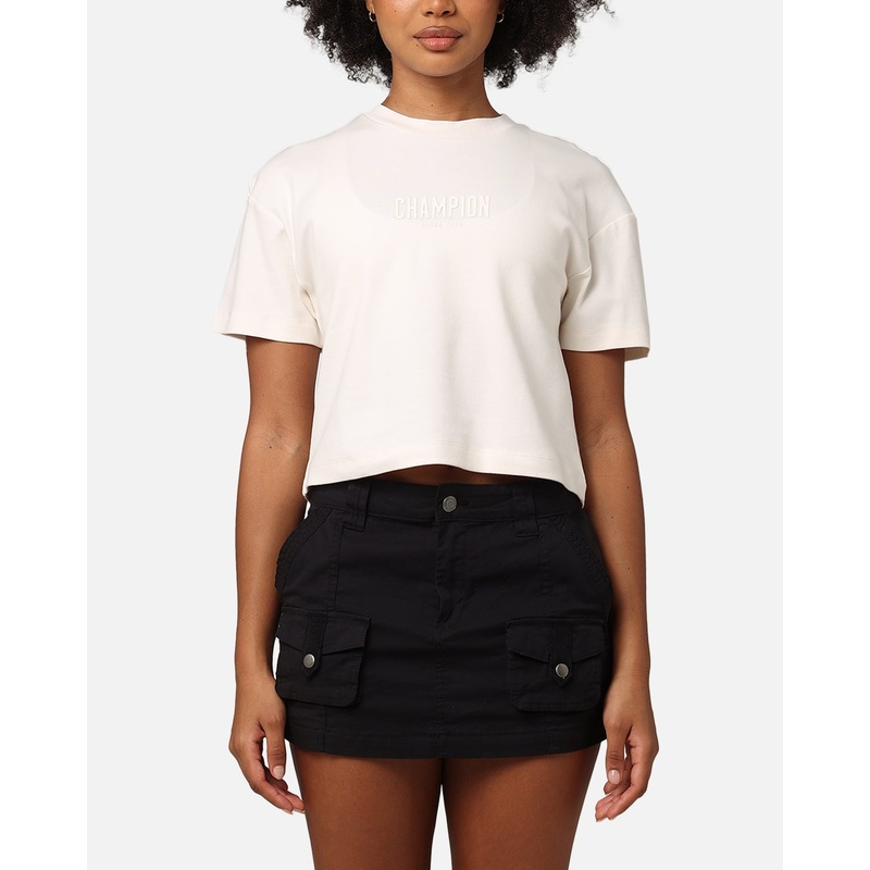 Champion Women’s Rochester Base T-Shirt White Ferrari XS