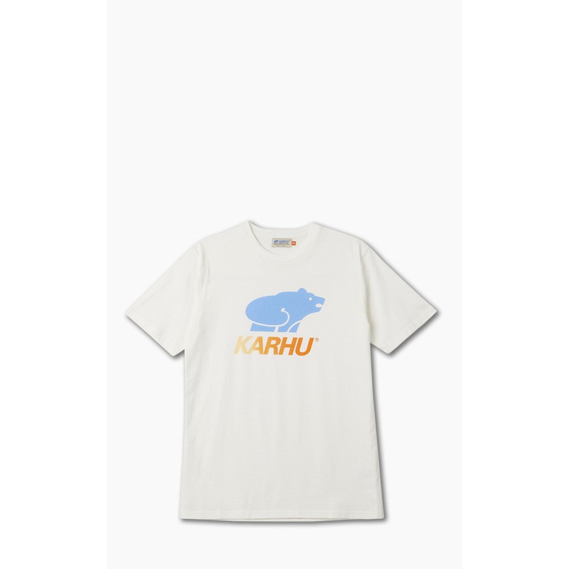 Karhu Basic Logo T-Shirt Bright White/Azure Blue S