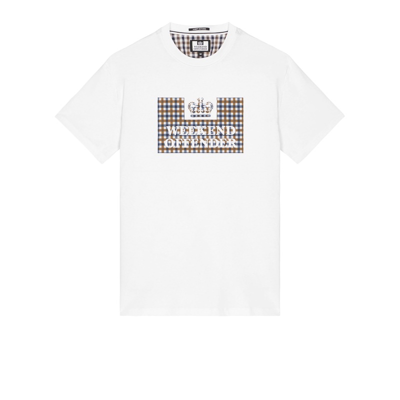 Shevchenko T-Shirt White/Mid House Check XS White