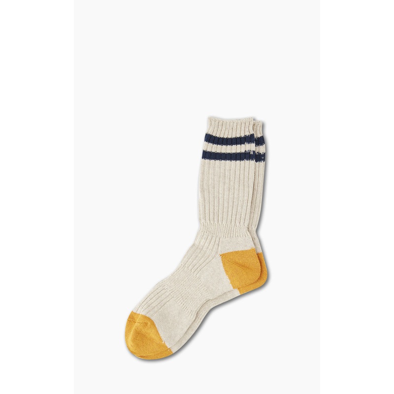 Anonymous Ism Socks Recover 2 Line Crew Beige