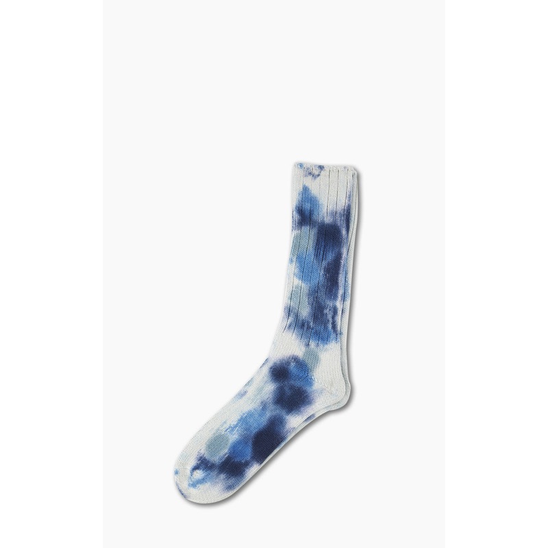 Anonymous Ism Socks Scatter Dye Crew Blue