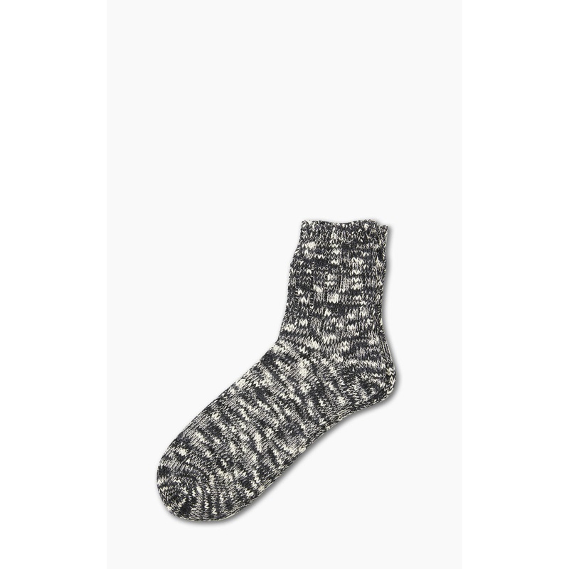 Anonymous Ism Socks Slub Q Crew Black