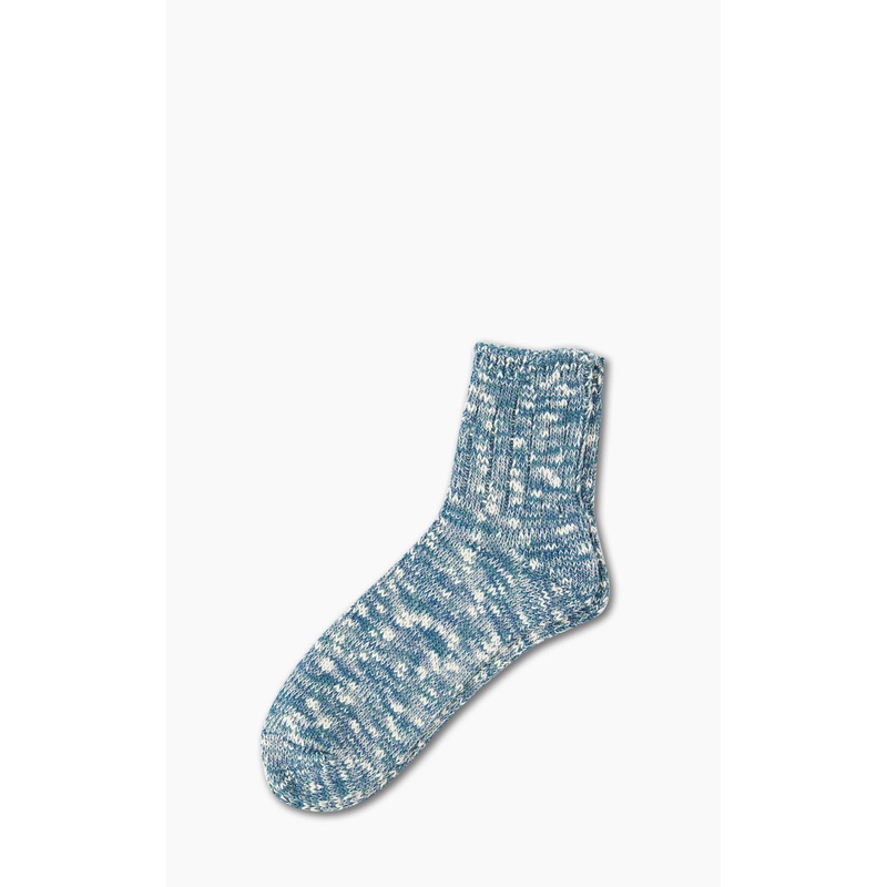 Anonymous Ism Socks Slub Q Crew Indigo