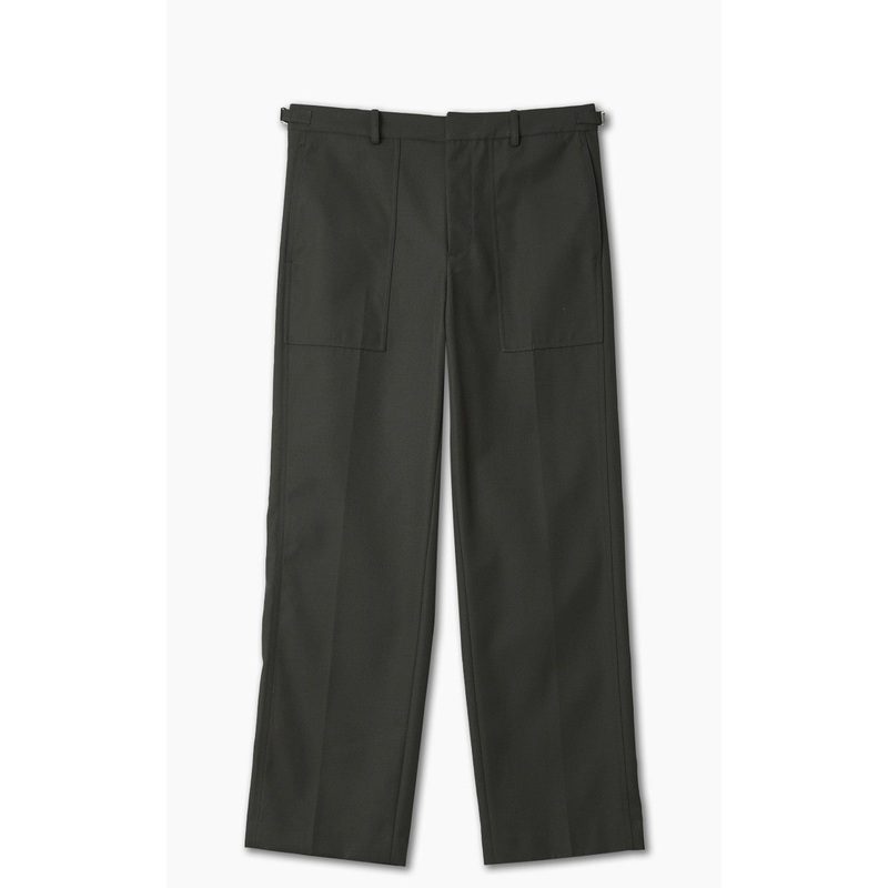 Helmut Lang Twill Trousers Burnt Olive W31