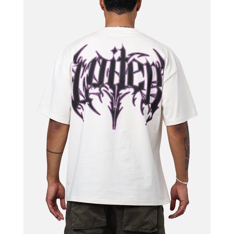 Loiter Metal T-Shirt Off-White XS