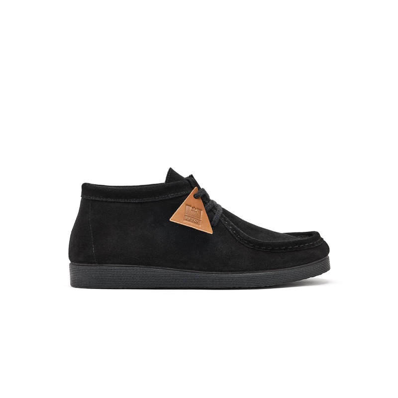 WO x Veras Leon Moccasin Boot Black UK 7 Black