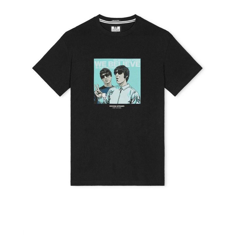 Believe Graphic T-Shirt Black XS Black