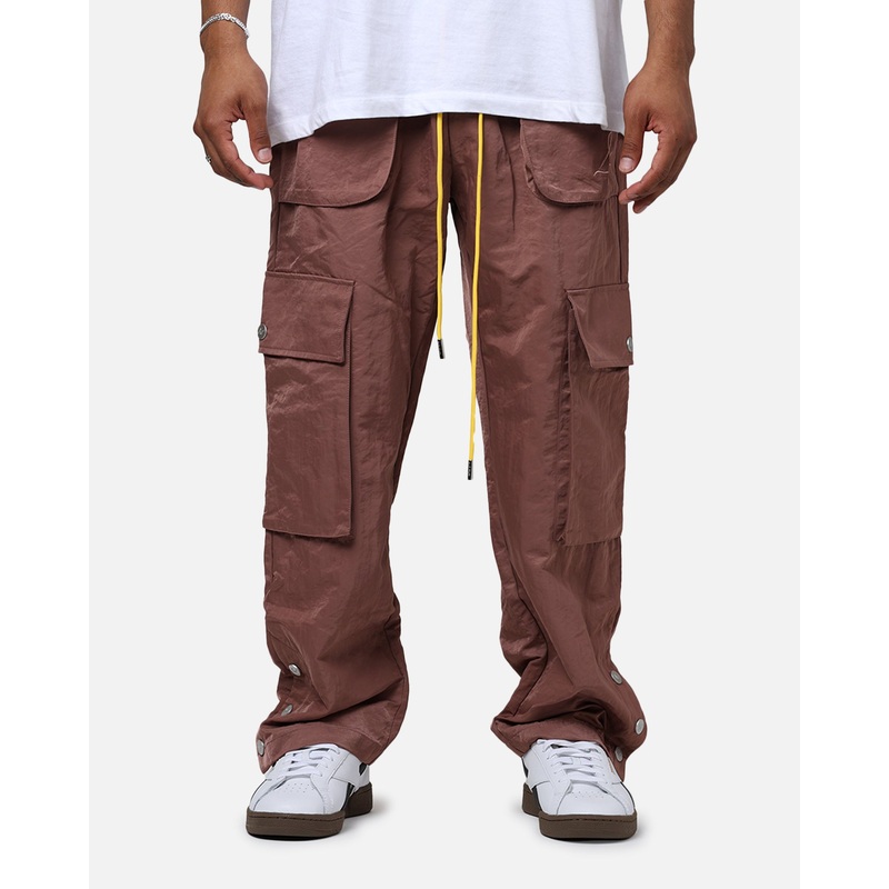 Diet Starts Monday Nylon Cargo Pants Dusty Rose S