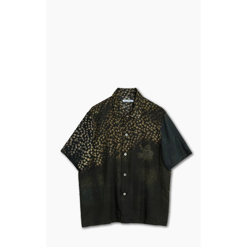 Our Legacy Box Shirt Short Sleeve Dark Flower Print 46/S