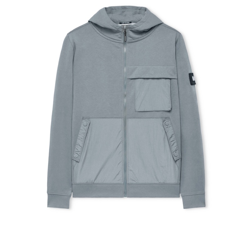 Daponte Hoodie Porpoise Grey XS Porpoise