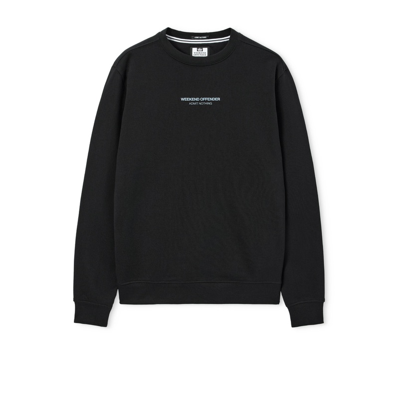 Raval Sweatshirt Black/Blue Shadow XS Black