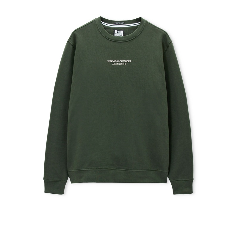 Raval Sweatshirt Black Forest Green/Calcium XS Black Forest