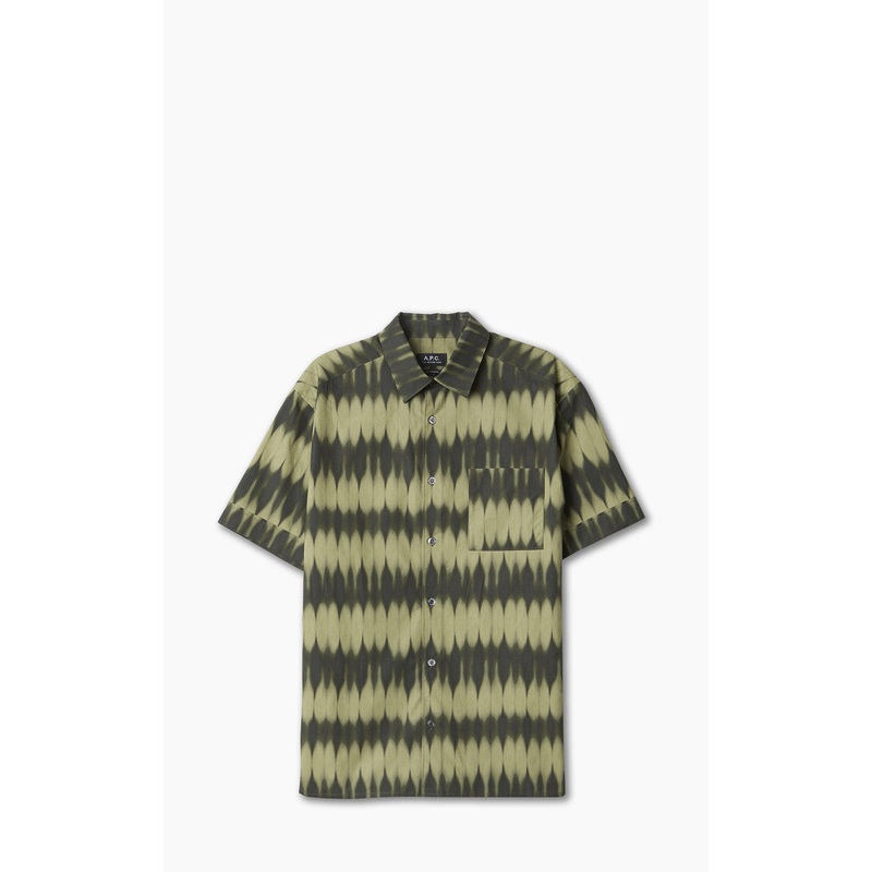 A.P.C. Ross Short-Sleeve Shirt Khaki M