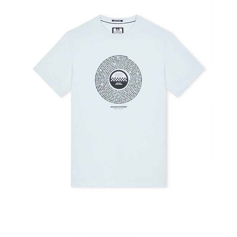 Friday Night, Saturday Morning Graphic T-Shirt Sea Spray Blue XS Sea Spray