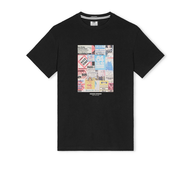 Passes Graphic T-Shirt Black XS Black