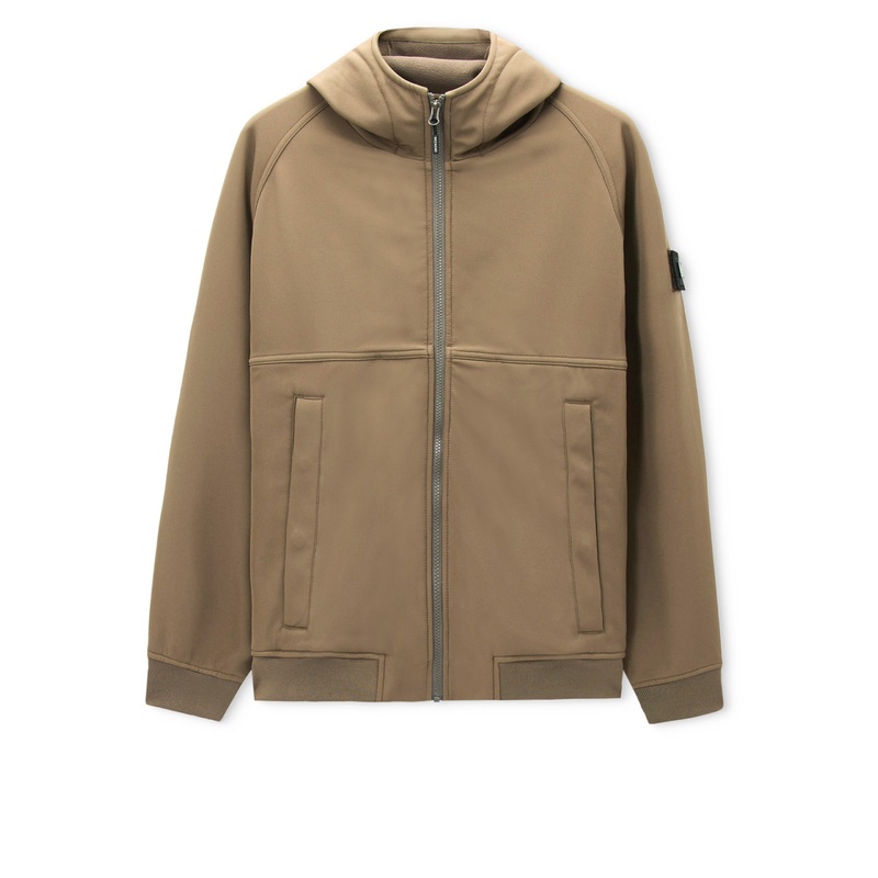 Sulta Softshell Bomber Jacket Tobacco Brown XS Tobacco