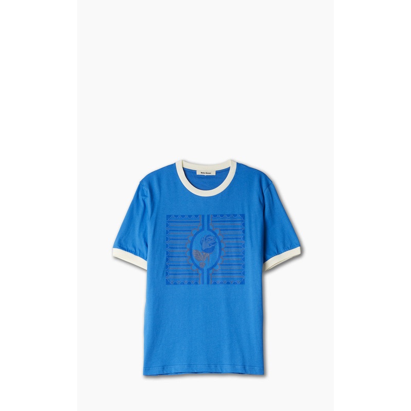 Wales Bonner Essence Tee Blue S