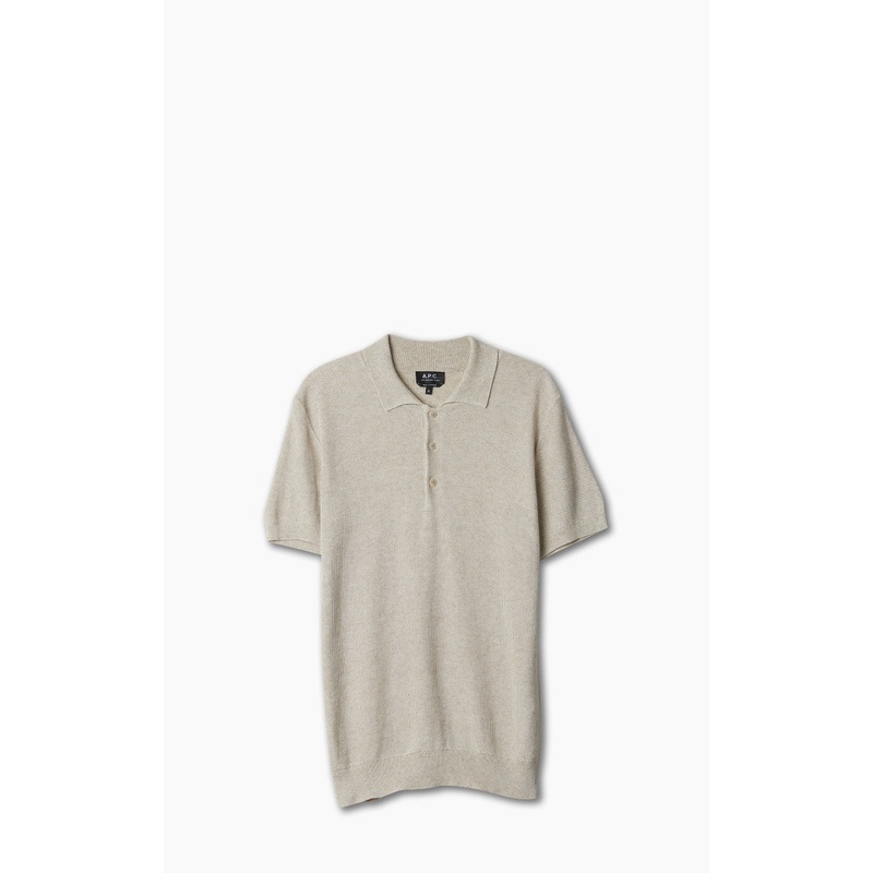 A.P.C. Fred Polo Shirt Beige S