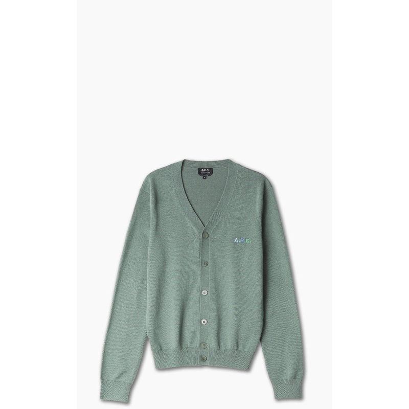A.P.C. Joseph Cardigan Vert Chine S