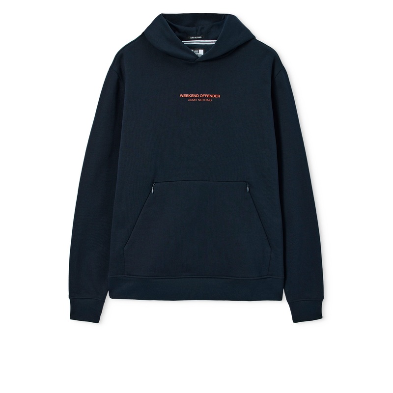 Cobain Hoodie Navy/Sunset Orange XS Navy