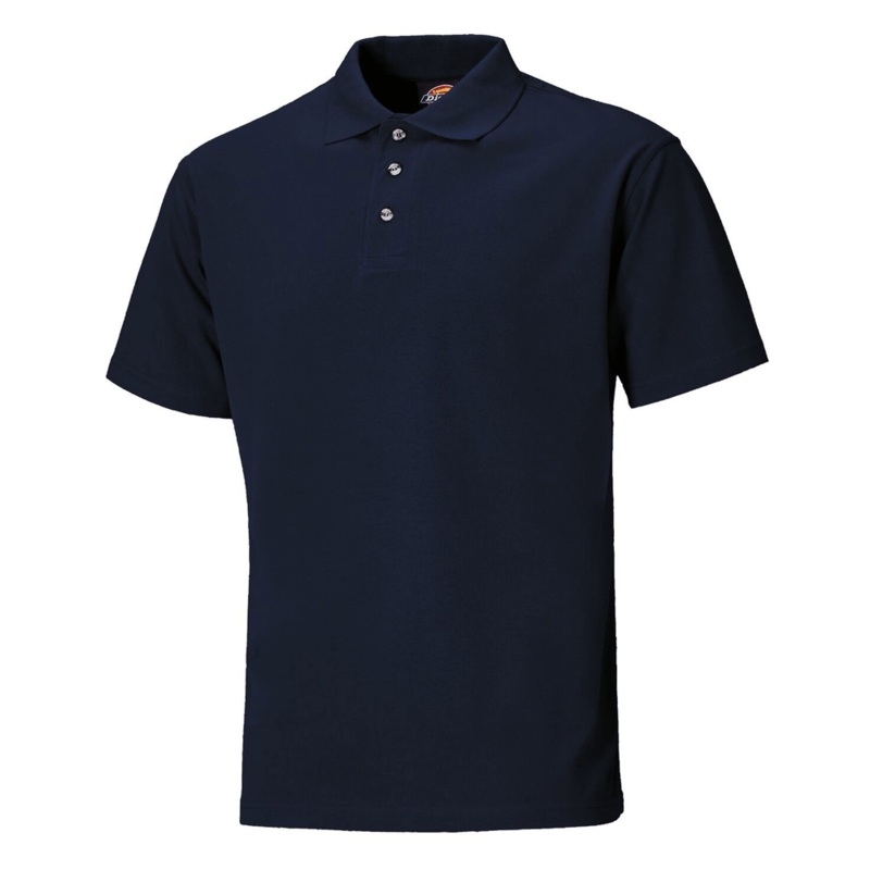 Dickies SH21220 Short Sleeve Polo Shirt Various Colours Black 2XL