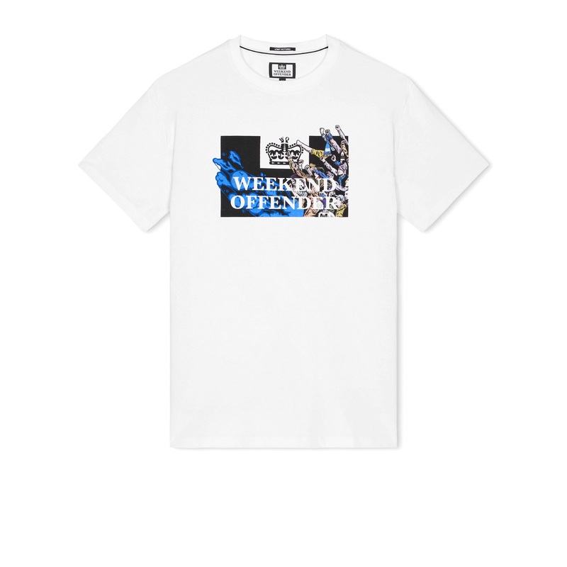 Molazza Graphic T-Shirt White XS White