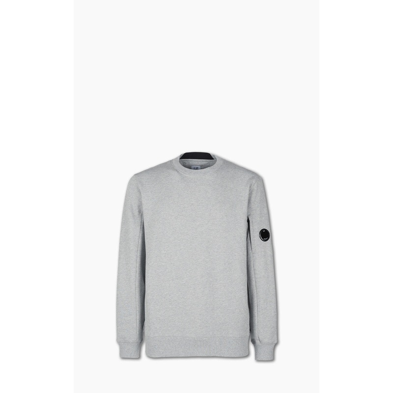 C.P. Company Diagonal Raised Fleece Sweatshirt Grey Melange S