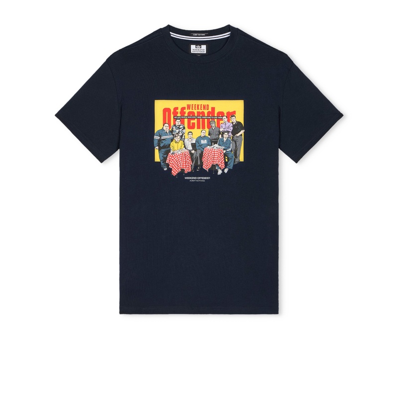 Satriale’s Graphic T-Shirt Navy XS Navy
