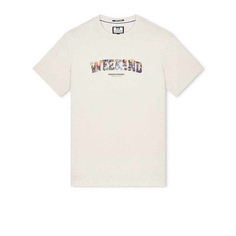 Saturday Graphic T-Shirt Calcium XS Calcium