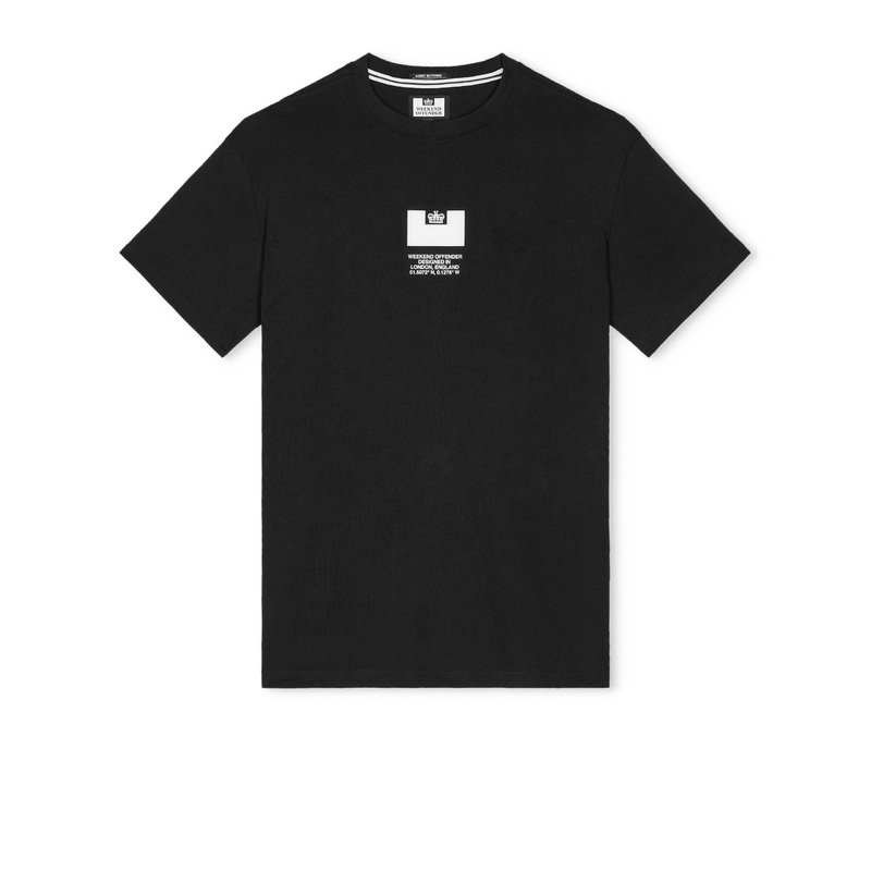 Carmine Graphic T-Shirt Black XS Black