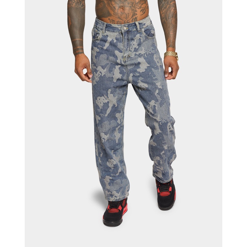 XXIII Jovany Print Jeans Blue Camo 30