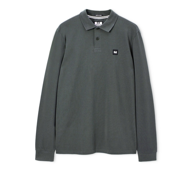 Dice Long Sleeve Polo Shirt Cyclone Grey XS Cyclone