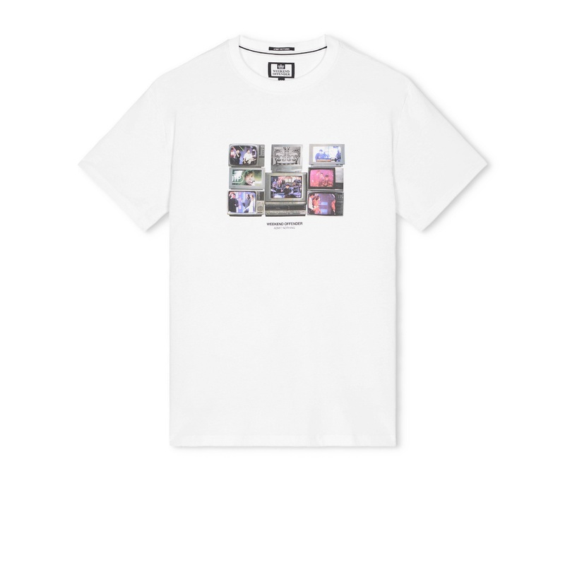 Plus Size – Vision Graphic T-Shirt White 4XL White