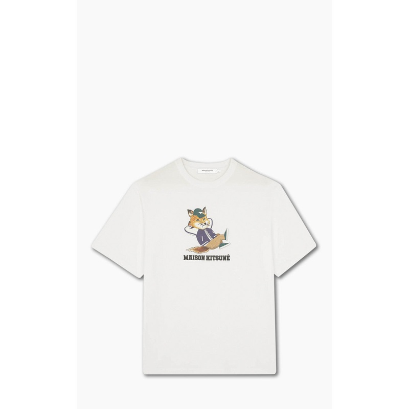 Maison Kitsun Dressed Fox Easy Tee-Shirt White S