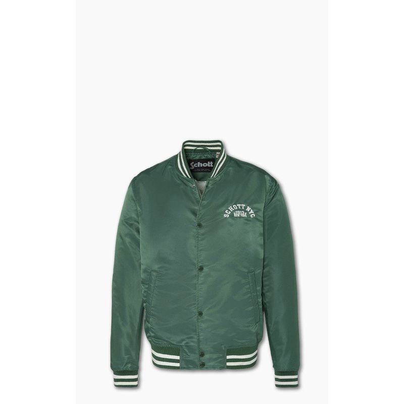 Schott NYC Princeton1 Varsity Jacket Green S