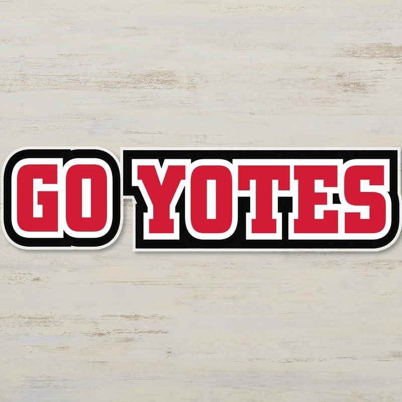 Decal 8″ x 32″ Go Yotes