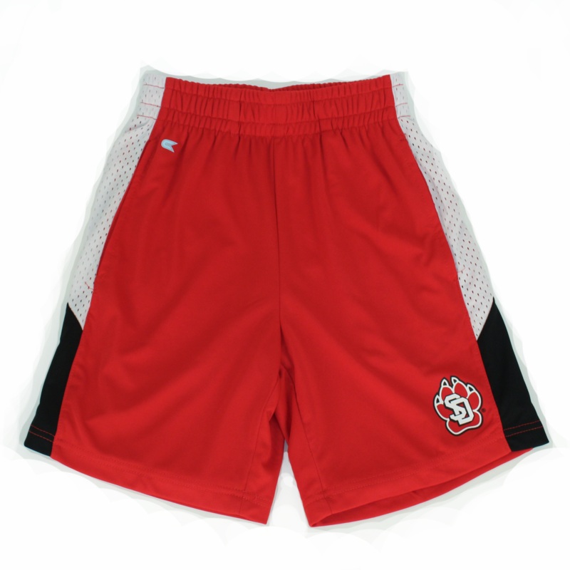 Colosseum Youth Red Shorts w/ Side Pockets XS