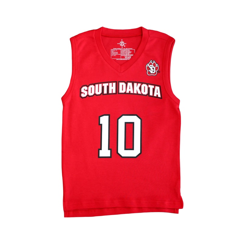 Creative Knitwear Knit Red Youth – Toddler Basketball Jersey 12M