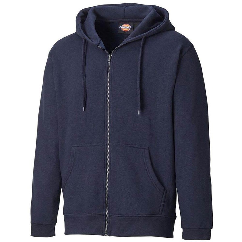 Dickies Redwood Zipped Work Sweatshirt Hoodie SH11500 Various Colours Black 2XL