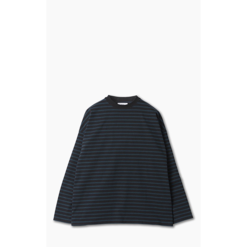 Markaware ‘Marka’ Oversize Tee L/S Black/Blue 1